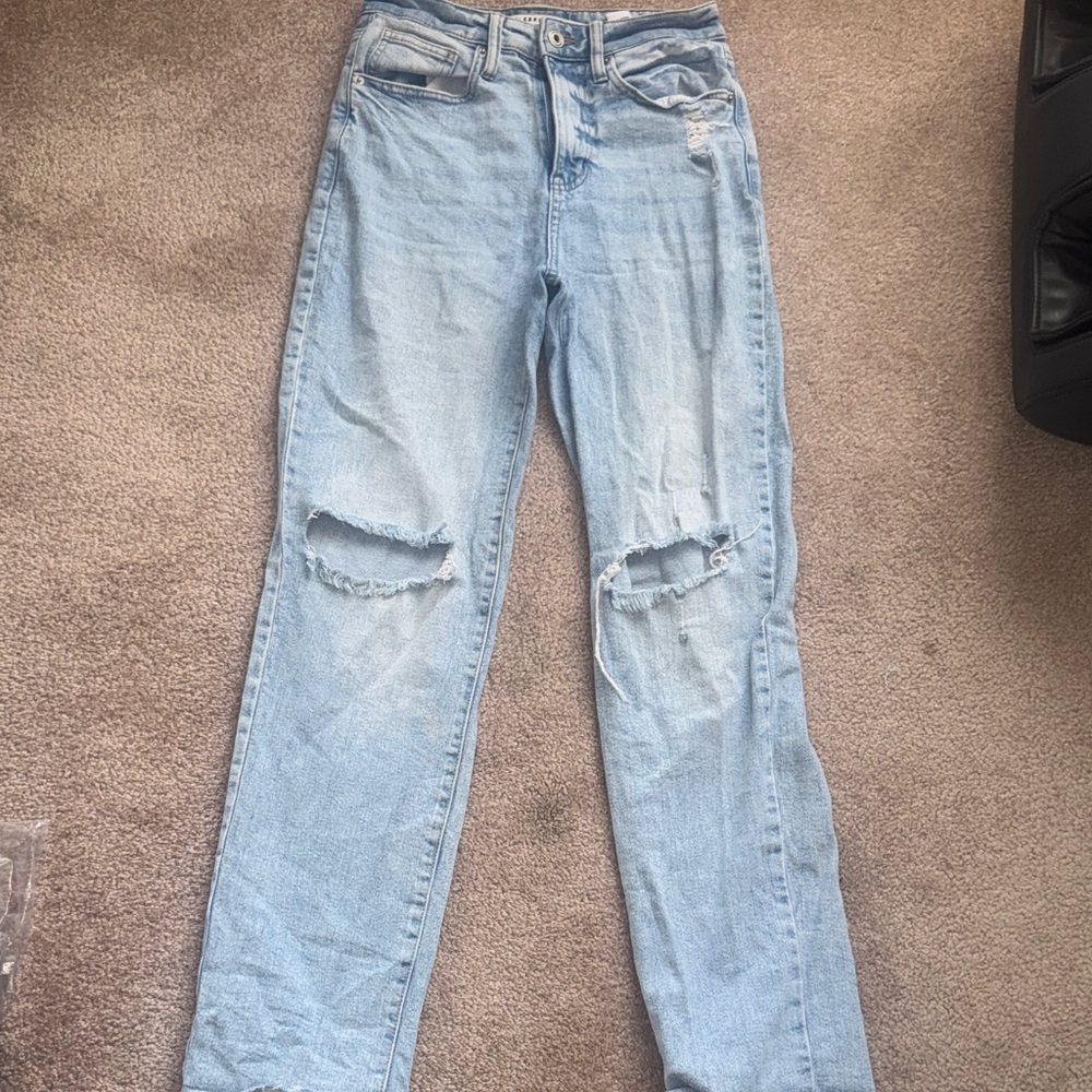 Casual Light Blue Boyfriend Jeans